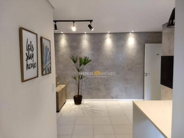 Apartamento com 2 dormitórios para alugar, 55 m² por R$ 1.765,00/mês - Universitário - Laj - Foto 5