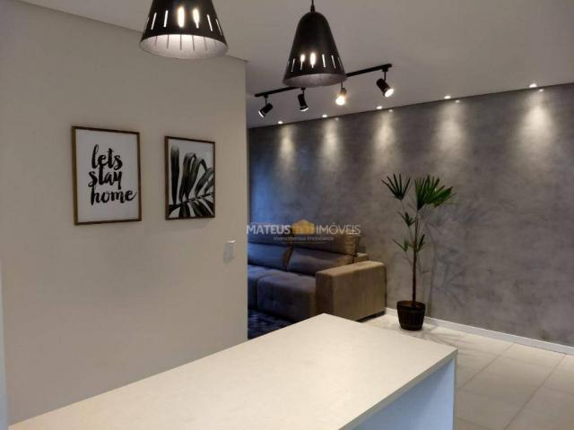 Apartamento com 2 dormitórios para alugar, 55 m² por R$ 1.765,00/mês - Universitário - Laj - Foto 8