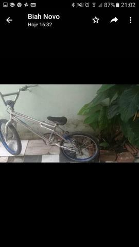 Bmx cromada ou troco por celular j8 - Foto 5