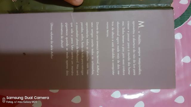 Livro: Arthur e a guerra dos dois mundos - Foto 3