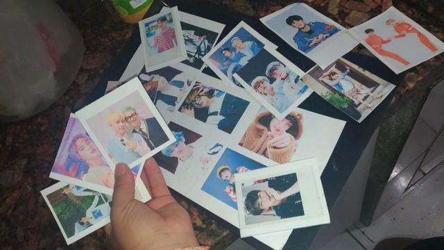 Polaroids BTS. MANDE A SUA FT