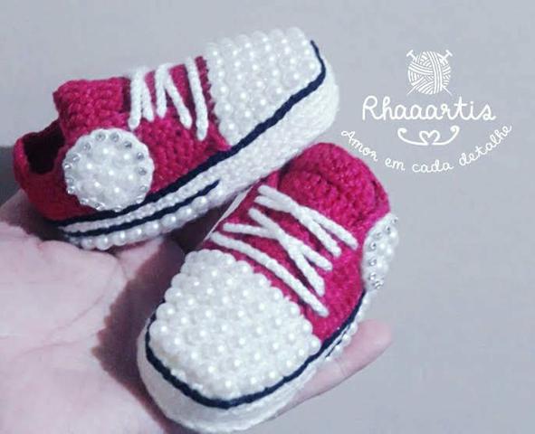 Sapatinho de bebe - Foto 5
