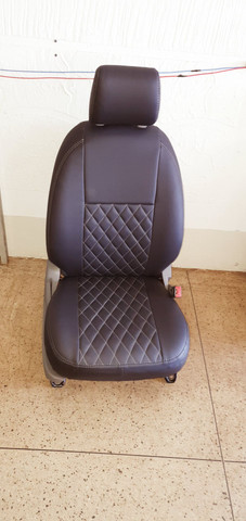 Capas de bamco couro sintético custura diamante xx