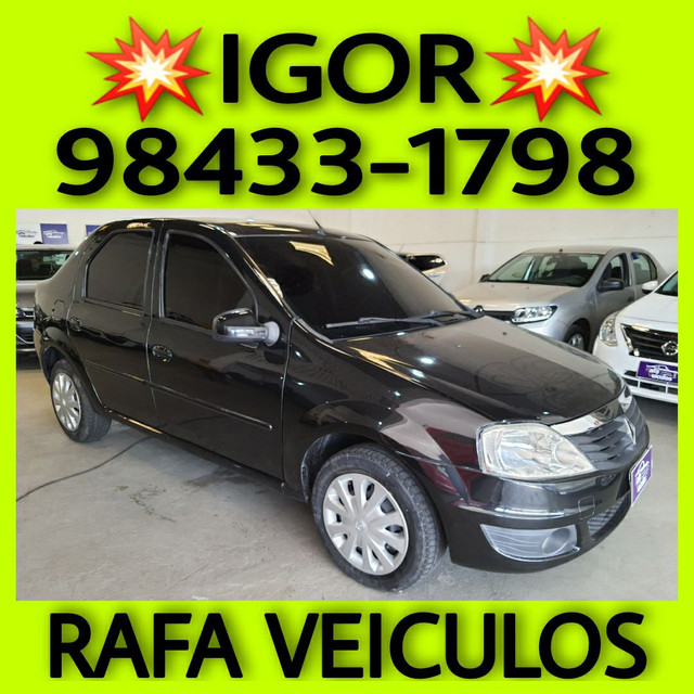 RENAULT LOGAN 1.0 FLEX 2013 1 MIL DE ENTRADA FALAR COM IGOR FCDG