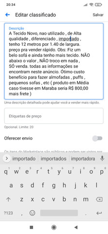 Lindo Tecido Diferenciado - Foto 6