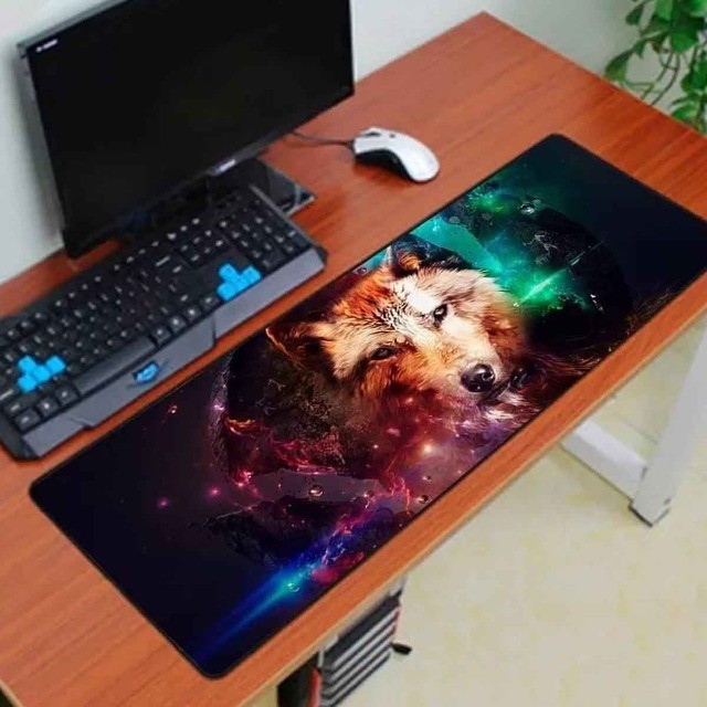 Mousepad Extra Grande Mouse e Teclado Estampado 80x30cm  