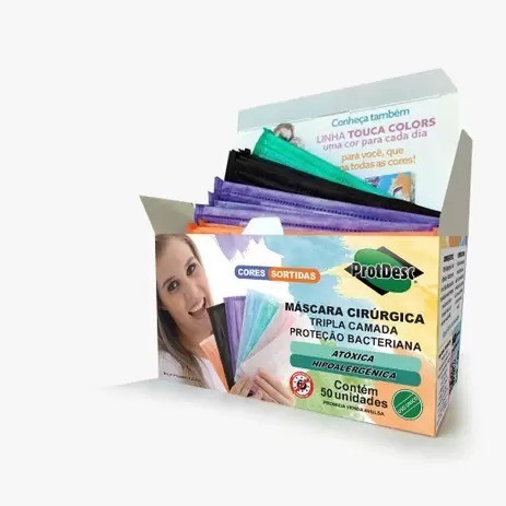 Mascara TNT Tripla c/50 com cores sortidas