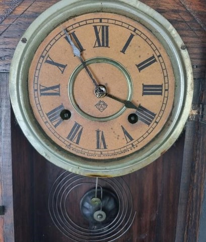 relógio de parede ansônia, modelo capelinha - Foto 4