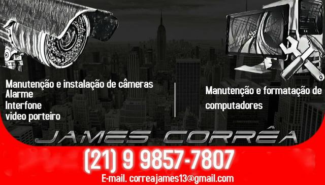 Instalação e manutenção de câmeras e alarmes
