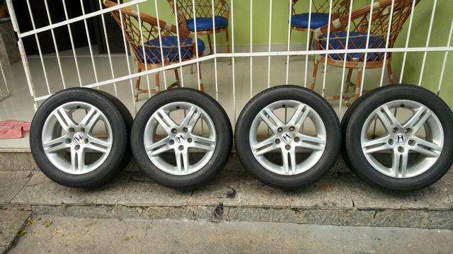 Jogo de rodas 5 furos original Honda civic Exs aro 16 - Foto 3
