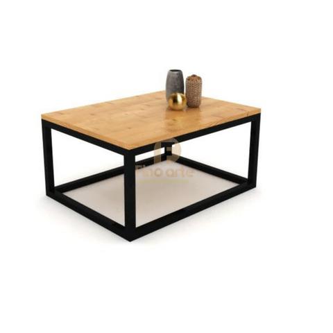 Mesa de centro Alice Estilo Industrial -Trabalhamos com móveis sob medida