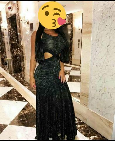 Vestido longo de festa