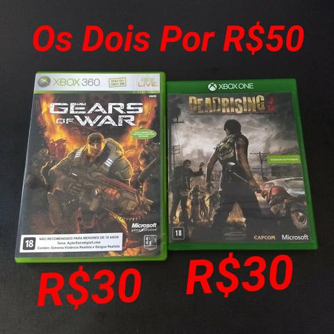 Gears Of War e Dead Rising 3 (R$30 Cada Ou R$50 nos Dois)