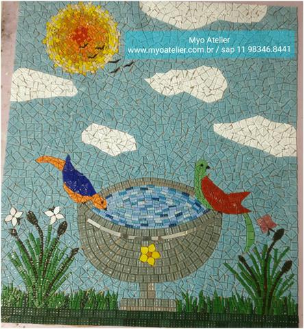Arvore da vida, Arvore da Felicidade mosaico, piso mosaico, mandala piso - Foto 2