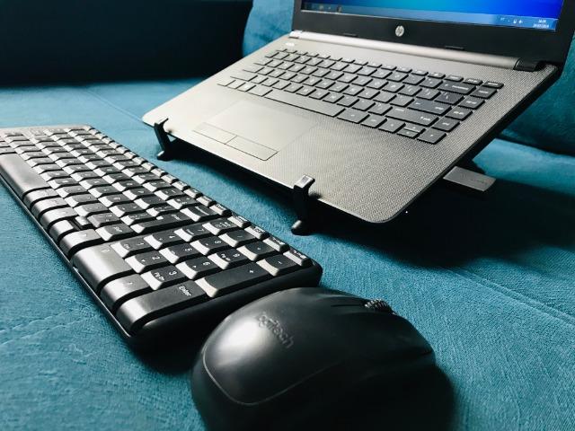 Notebook Hp Intel Dual Core 4gb Tela 14 + Teclado e mouse sem fio - Foto 4