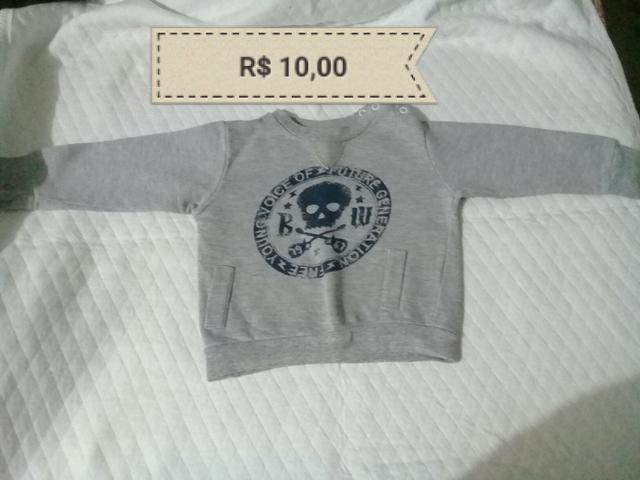 Roupa infantil tamanho G semi nova - Foto 4