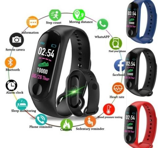 Smart Band - Pulseira Inteligente/Relógio Fitness Rastreador De Pressão Arterial - Foto 5