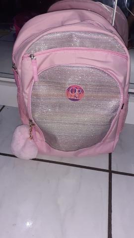 Mochila com gliter