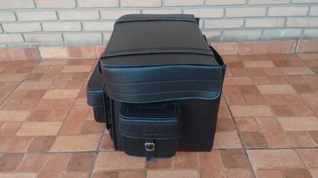 Sissy bar + Suporte de Alforge + Alforge Traseiro + Alforge Frontal - Shadow 600 - Foto 7