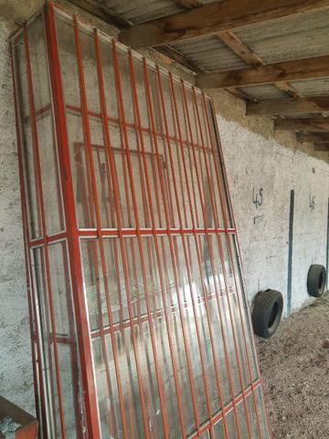 Porta de ferro com vidro - Foto 2