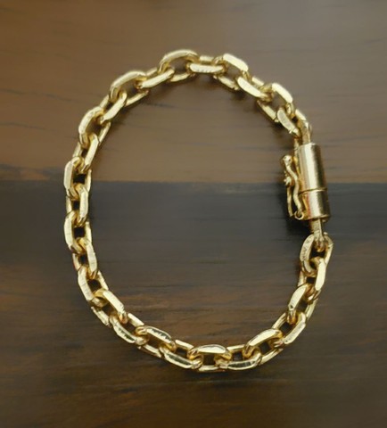 Pulseira top feminina banhada a ouro 18k nova