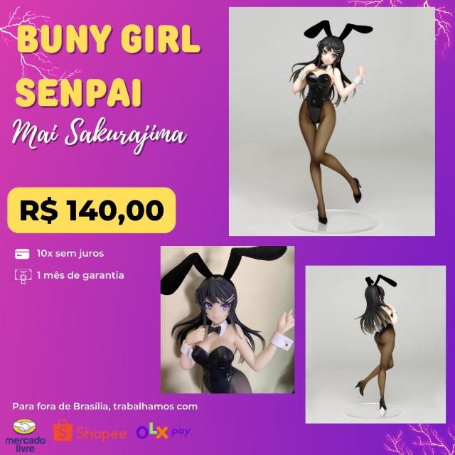 !!Promoção!! Figure Bunny Girl Senpai Mai Sakurajima