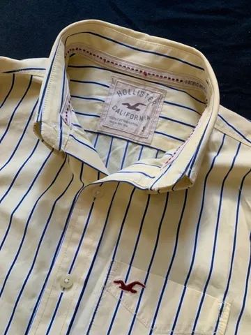 Hollister Button Down Striped Shirt