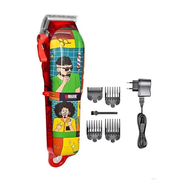 Maquina de Cortar Cabelo Profissional ng128 Sem Fio wmark Sem fio    - Foto 3