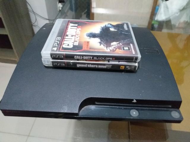 Play station 3 e 2 jogos