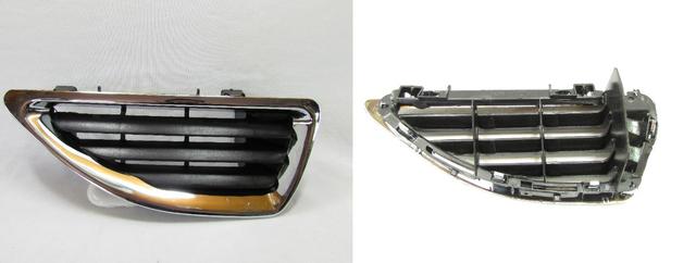 Par Grade Radiador Megane Cromada 2000 2001 2003 2004 2005 - Foto 3