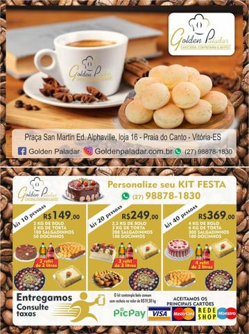 Kit festas Golden Paladar