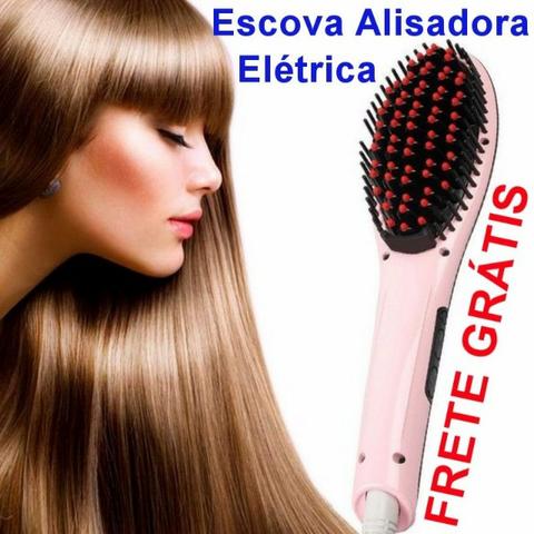 Escova Alisadora Chapinha El¨¦trica 230¡ãc Magic Hair Lcd