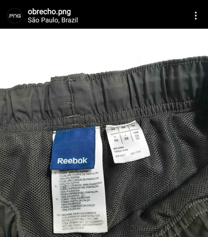 calça tactel reebok