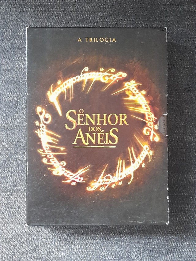 Box de DVDs trilogia o senhor dos anéis 
