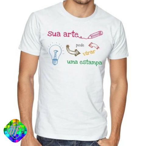 KIT 10 Camisetas Estampadas Unissex - Foto 3