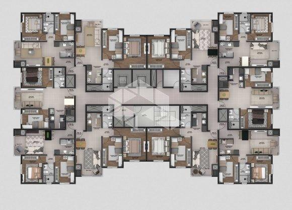 Apartamento à venda com 2 dormitórios em São roque, Bento gonçalves cod:9914245 - Foto 4