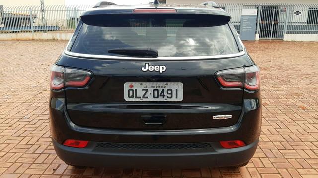 Jeep compass longitude 2.0 4x2 flex at 17-18 preta - Foto 4