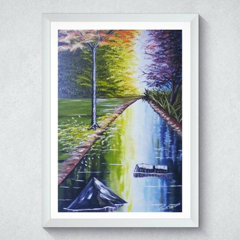 Pintura em promoção oleo sobre tela