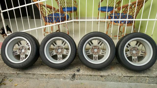 Jogo de rodas 5 furos original Honda civic Exs aro 16 - Foto 4