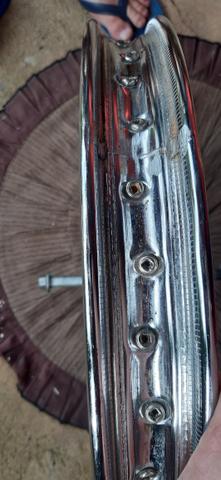 Roda de cg dianteira novo compreta - Foto 4