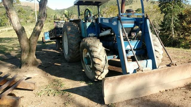 Trator Ford 7630 traçado