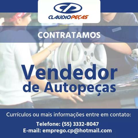 Vaga de vendedor de autopeças