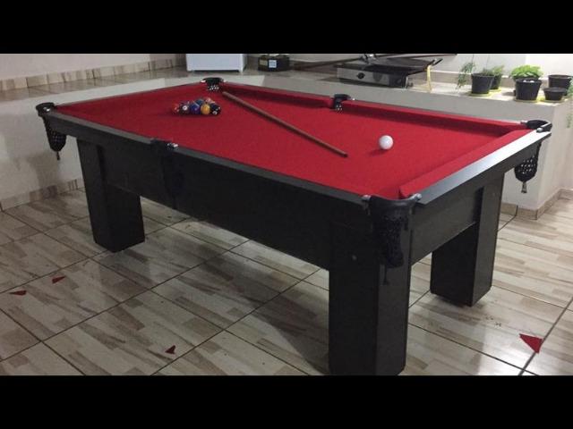 Mesa de Bilhar Cor Tabaco Tecido Bordo Redinhas Modelo CTH4787 - Foto 2