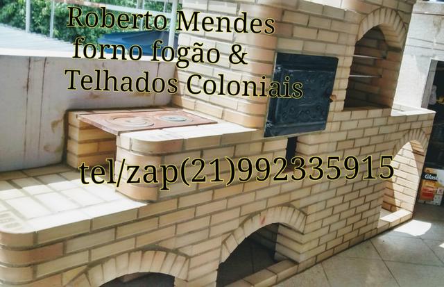 Churrasqueiras forno fogão & Telhados Coloniais - Foto 3