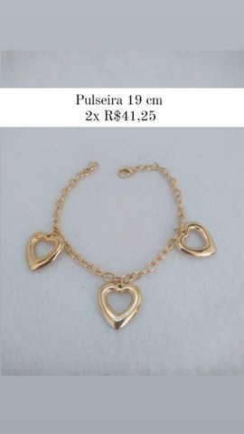 Pulseiras femininas banhadas a ouro 18k