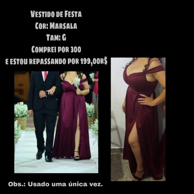 Vestido marsala para madrinha / formatura