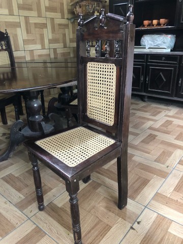 Conjunto de Mesa e Cadeira Colonial - Foto 5