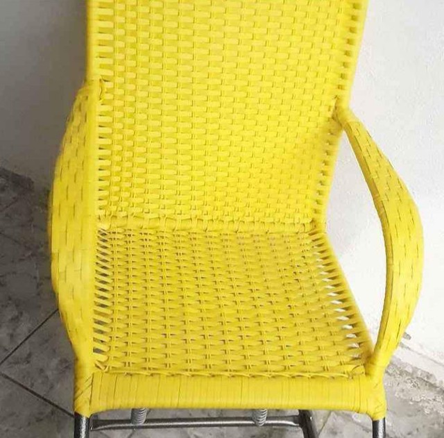 Cadeira de balanço de fibra sintética - Foto 3