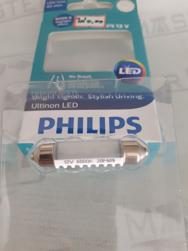Led torpedo. Philips. 43mm. Garantia. Novo. Instalado.  - Foto 2