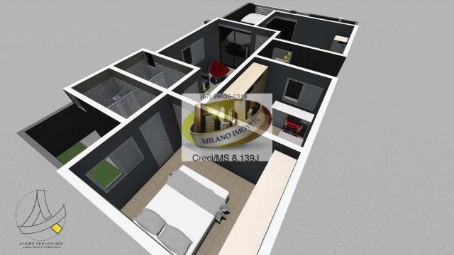 Casa à venda com 2 dormitórios em Ipê, Três lagoas cod:406 - Foto 5